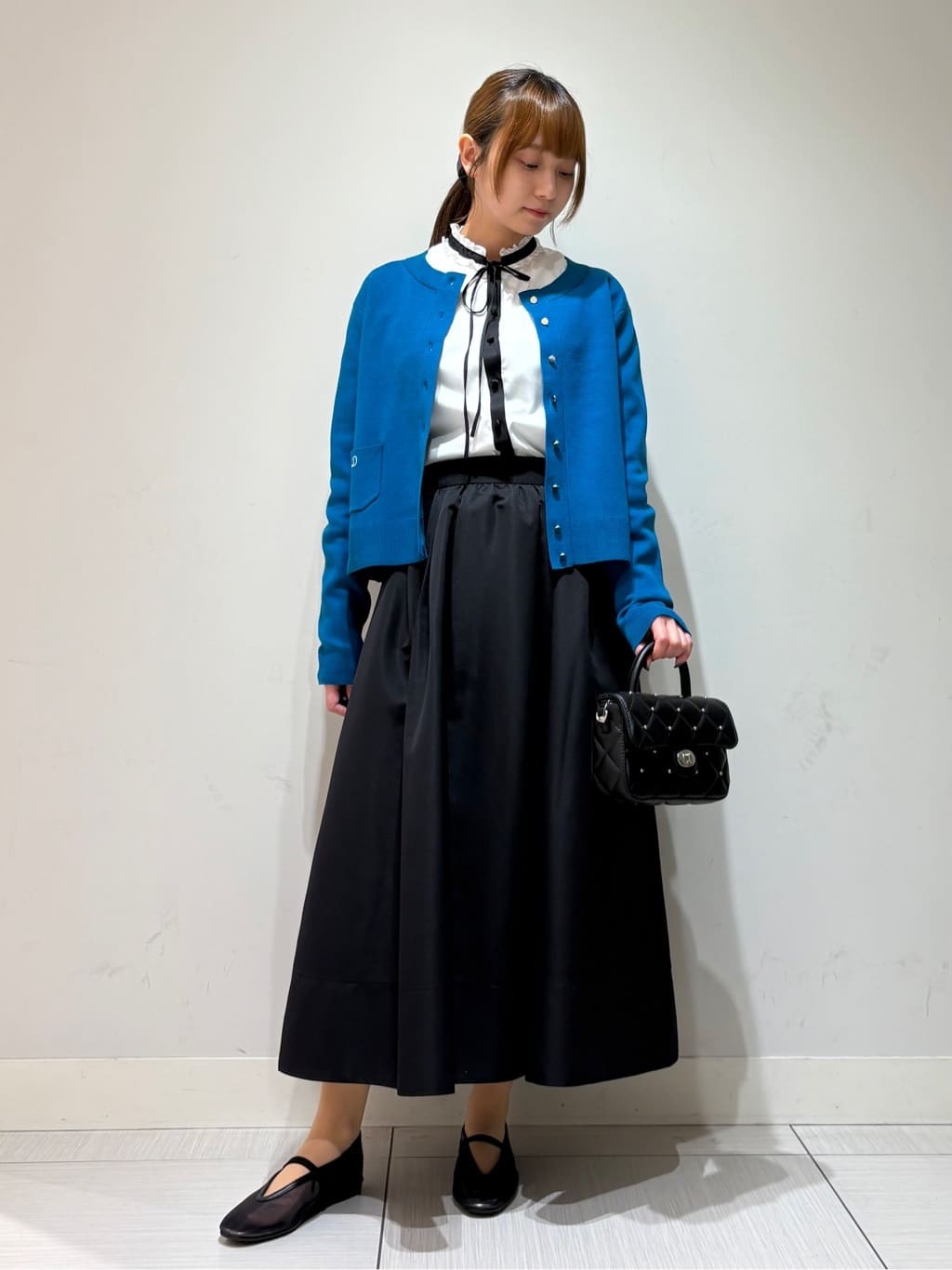やなぎさんの「DRESSTERIOR｜キルテッドショルダーバッグ」を使ったコーディネート