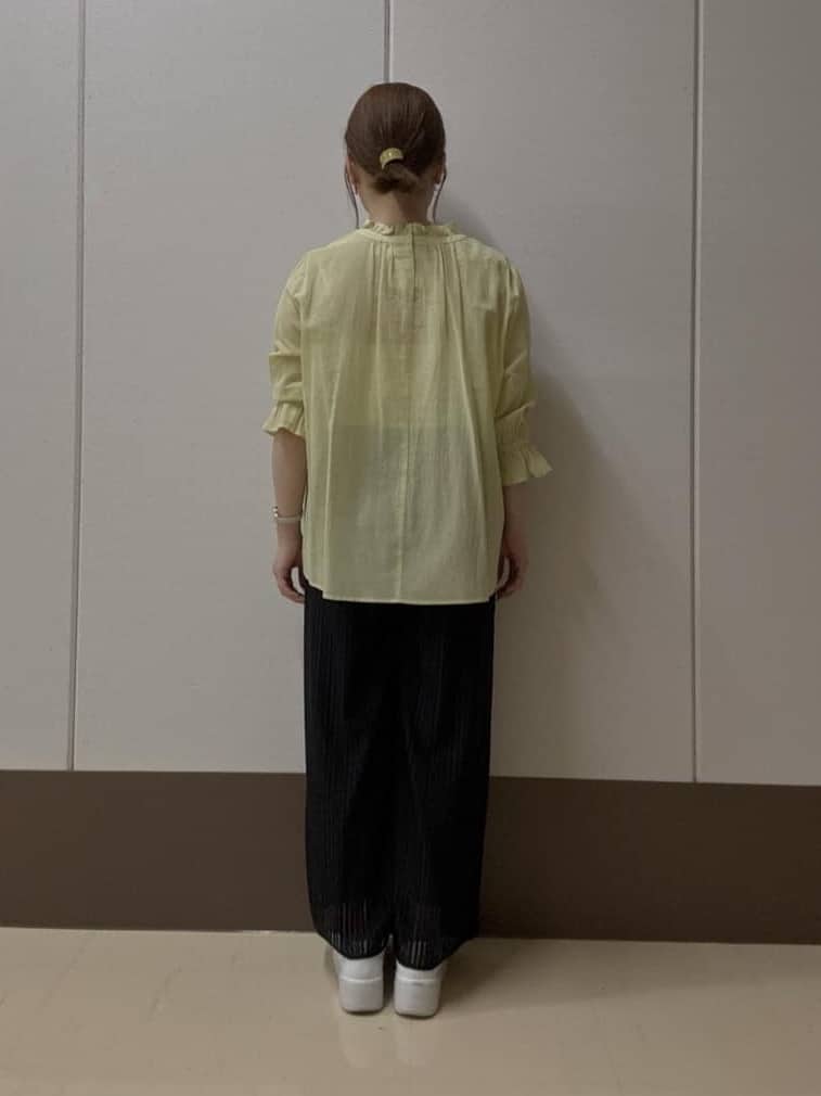 Rikoさんの「INDIVI｜【洗える/コットン】ピンタックシアーブラウス」を使ったコーディネート