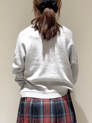Liriさんの「Dessin｜【ウエストゴム/洗える】映えチェック柄スカート（XS~L）」を使ったコーディネート