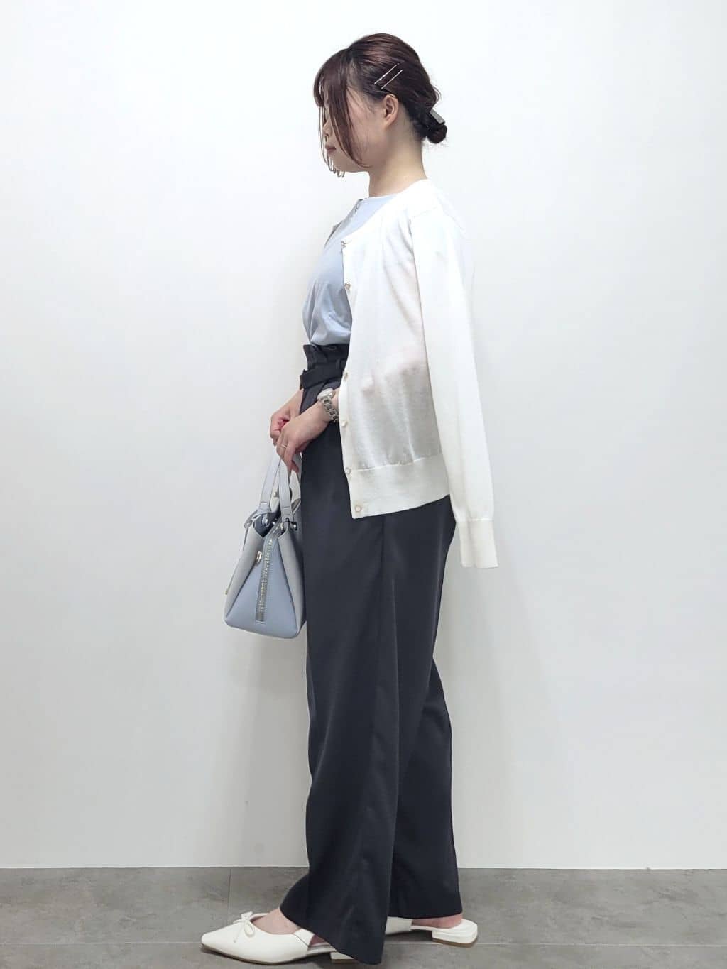 kinaさんの「index｜◆【抗菌防臭加工】リボンフラットミュール」を使ったコーディネート