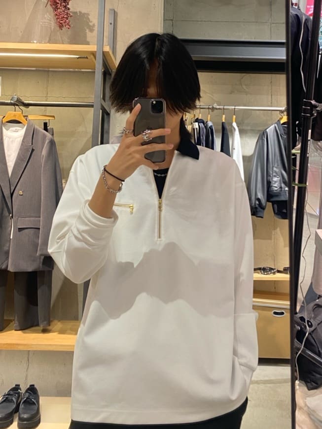 Harukiさんの「tk.TAKEO KIKUCHI｜ポロ衿ハーフジップ」を使ったコーディネート