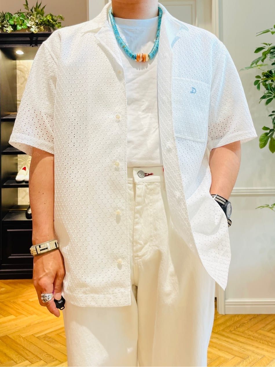 鶴田大士さんの「DRESSTERIOR｜◆プエルトリコシャツ」を使ったコーディネート