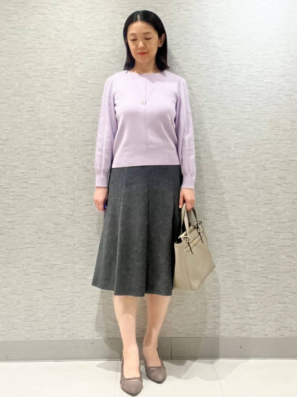 marikoさんの「Reflect｜【ゆったりシルエット】ジャージメルトンコクーンジャケット」を使ったコーディネート