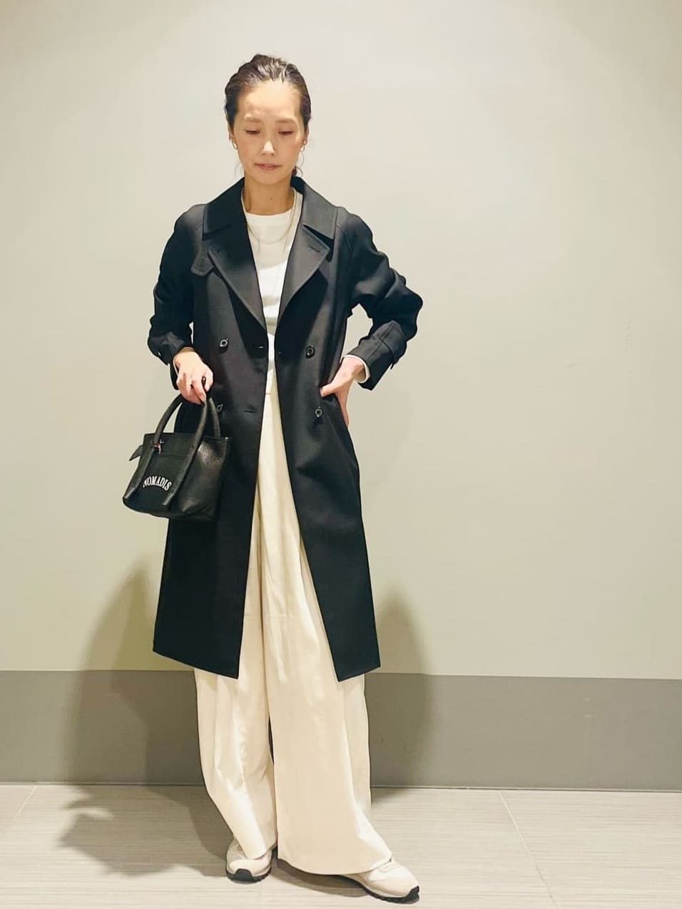 Annさんの「DRESSTERIOR｜◆ソフトサーモポンチイージーワイドパンツ」を使ったコーディネート