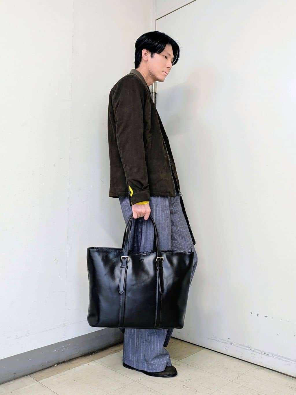 ryoさんの「TAKEO KIKUCHI｜アマレッタ（R）スウェード MA－1 ブルゾン」を使ったコーディネート
