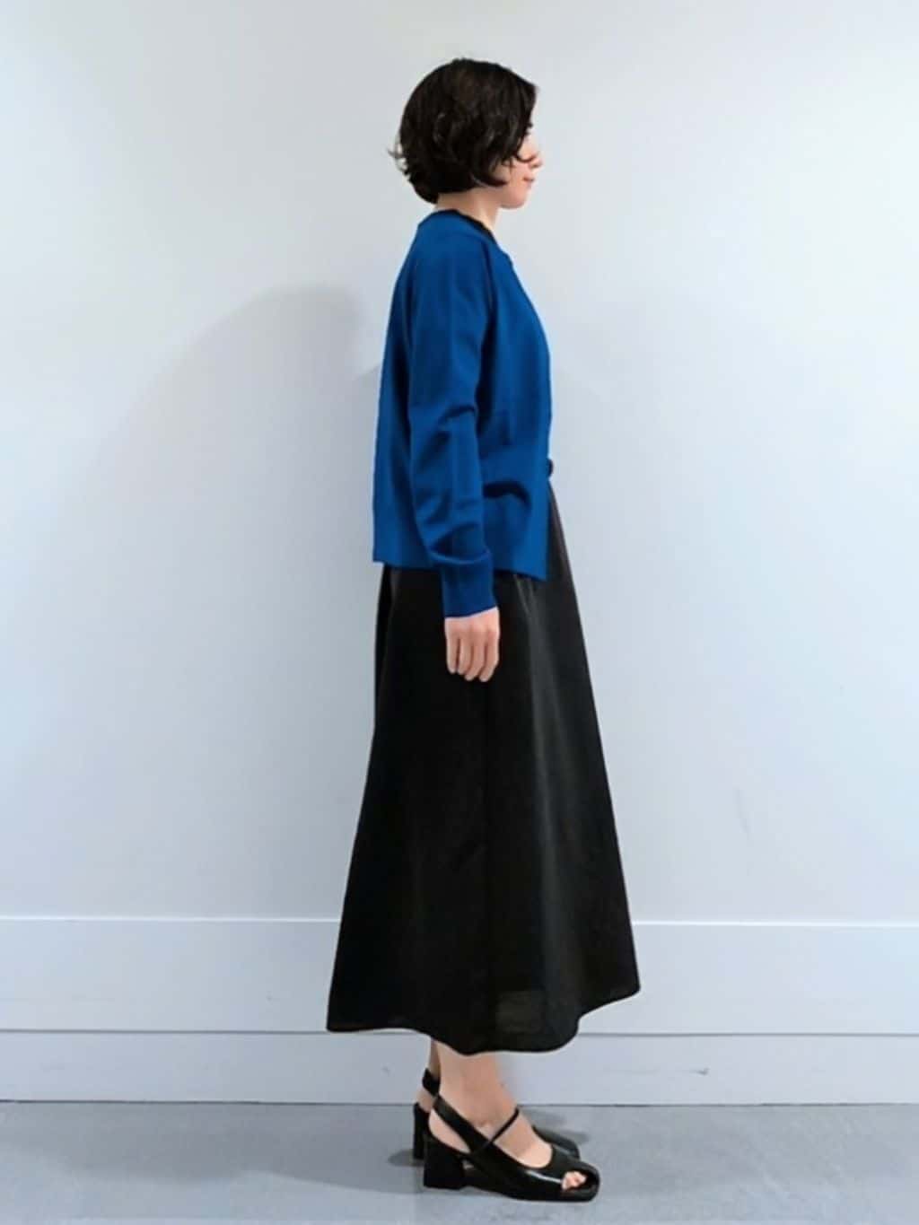 ミズタさんの「UNTITLED｜【アンサンブル可/薄手】ベーシッククルーネックカーディガン」を使ったコーディネート