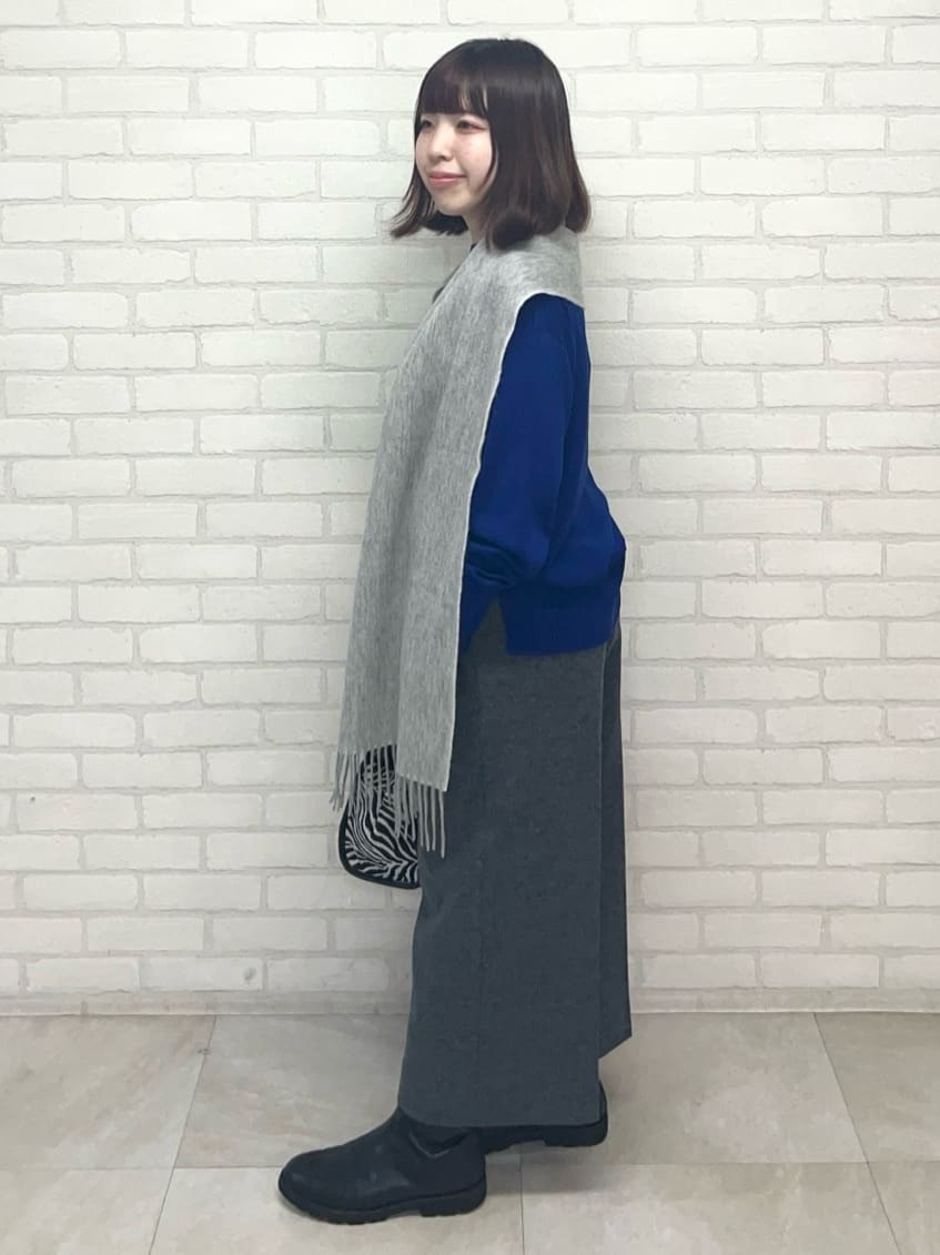 Mitsukiさんの「UNTITLED｜【8色展開/体型カバー】魅せるタイムレスニット」を使ったコーディネート