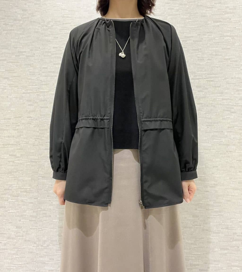 marikoさんの「Reflect｜【パンツにもスカートにも合わせやすい◎】ライティブルゾン」を使ったコーディネート