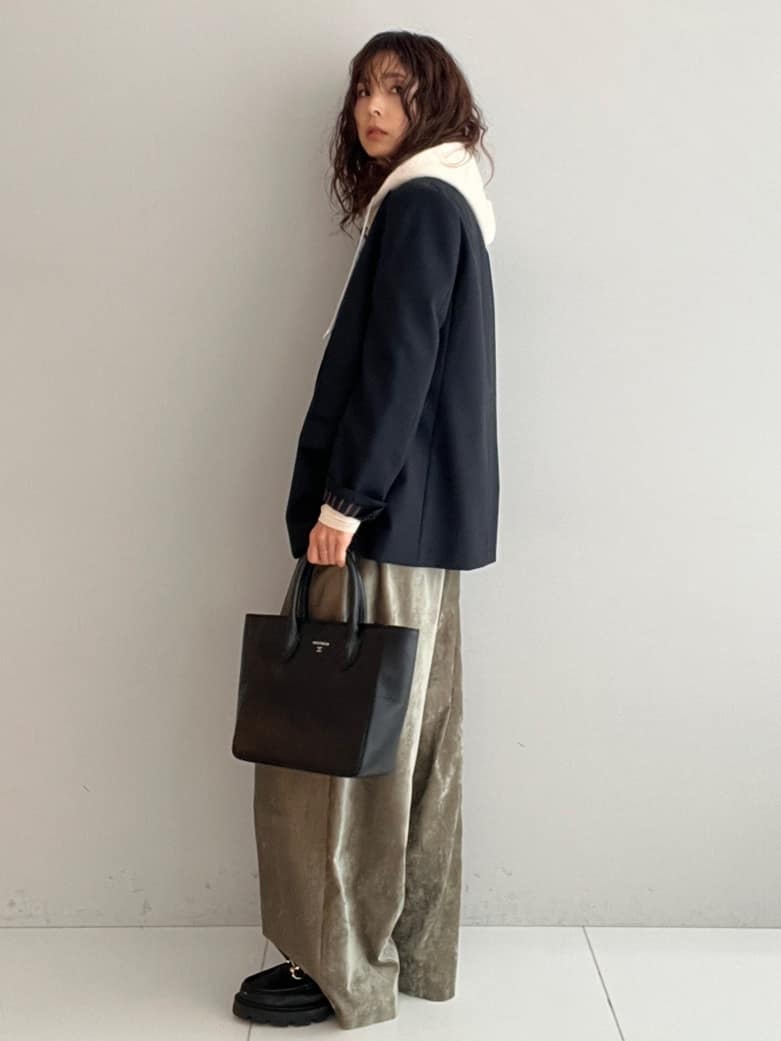 misaさんの「DRESSTERIOR｜デキシー吊裏毛ジップアップパーカ」を使ったコーディネート