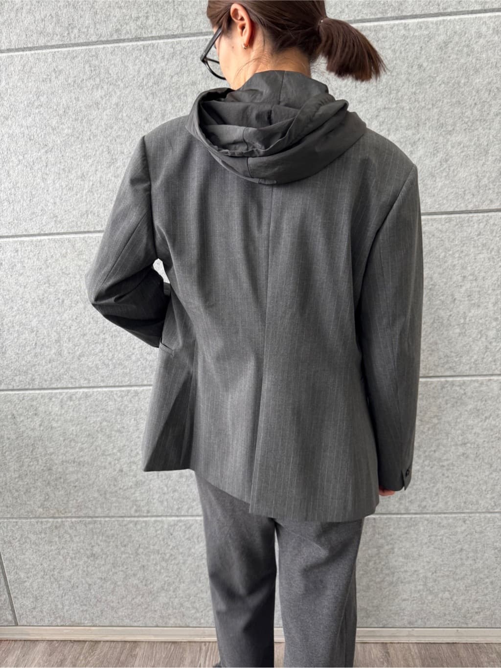 uchi__yamaさんの「CODE A｜tailored mood over jacket」を使ったコーディネート