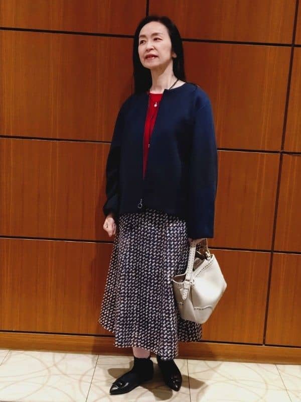 Kさんの「Reflect｜【ゆったりシルエット】ジャージメルトンコクーンジャケット」を使ったコーディネート