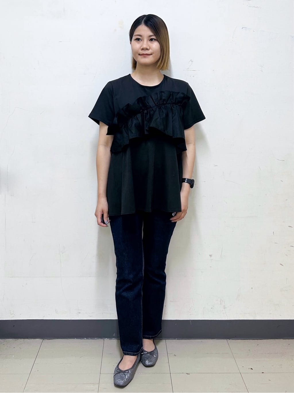 suzukaさんの「OPAQUE.CLIP｜【定番/6color】名品フラットバレエシューズ」を使ったコーディネート