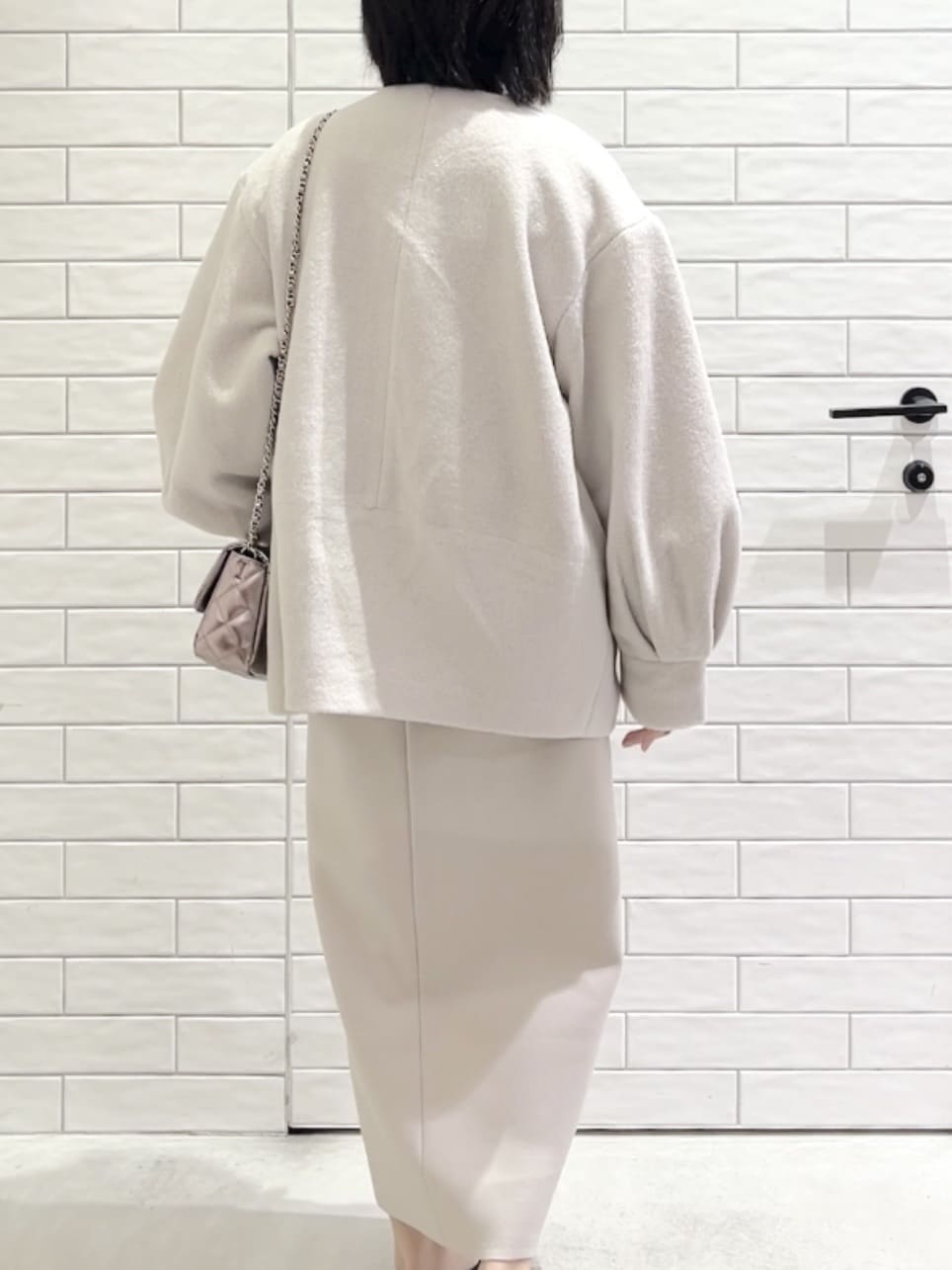 しおりさんの「OPAQUE.CLIP｜フリルドッキングトップス【洗濯機OK】」を使ったコーディネート