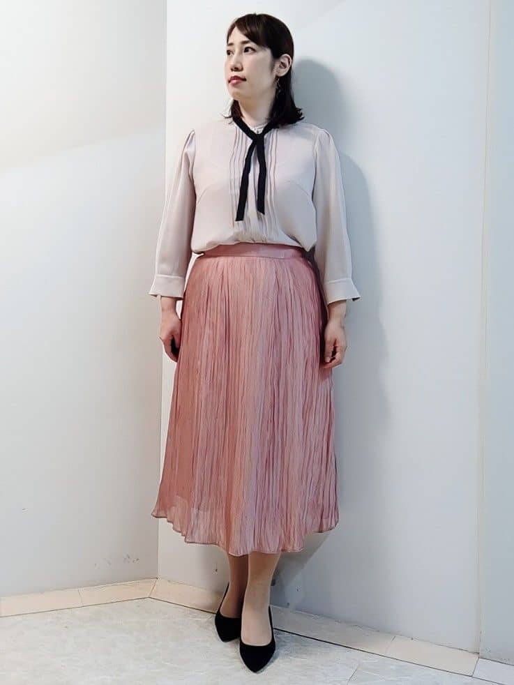 エリさんの「Reflect｜【パンツにもスカートにも合わせやすい◎】ライティブルゾン」を使ったコーディネート