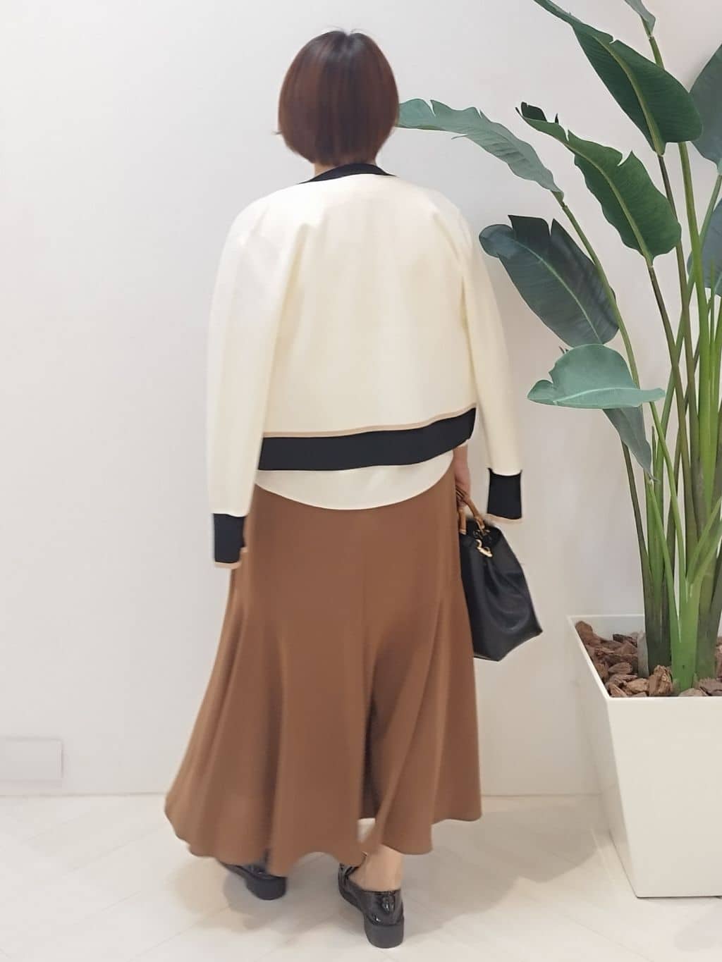 s u g iさんの「UNTITLED｜【アンサンブル可/洗える】ウールミラノリブニット」を使ったコーディネート