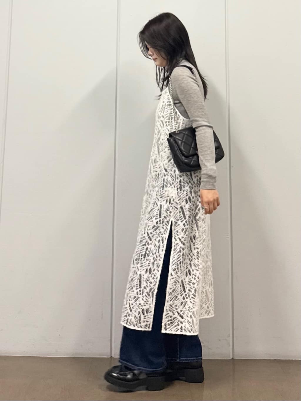mizukiさんの「INDIVI｜【日本製／通勤スーツ】プレシャスドビー テーラードジャケット」を使ったコーディネート