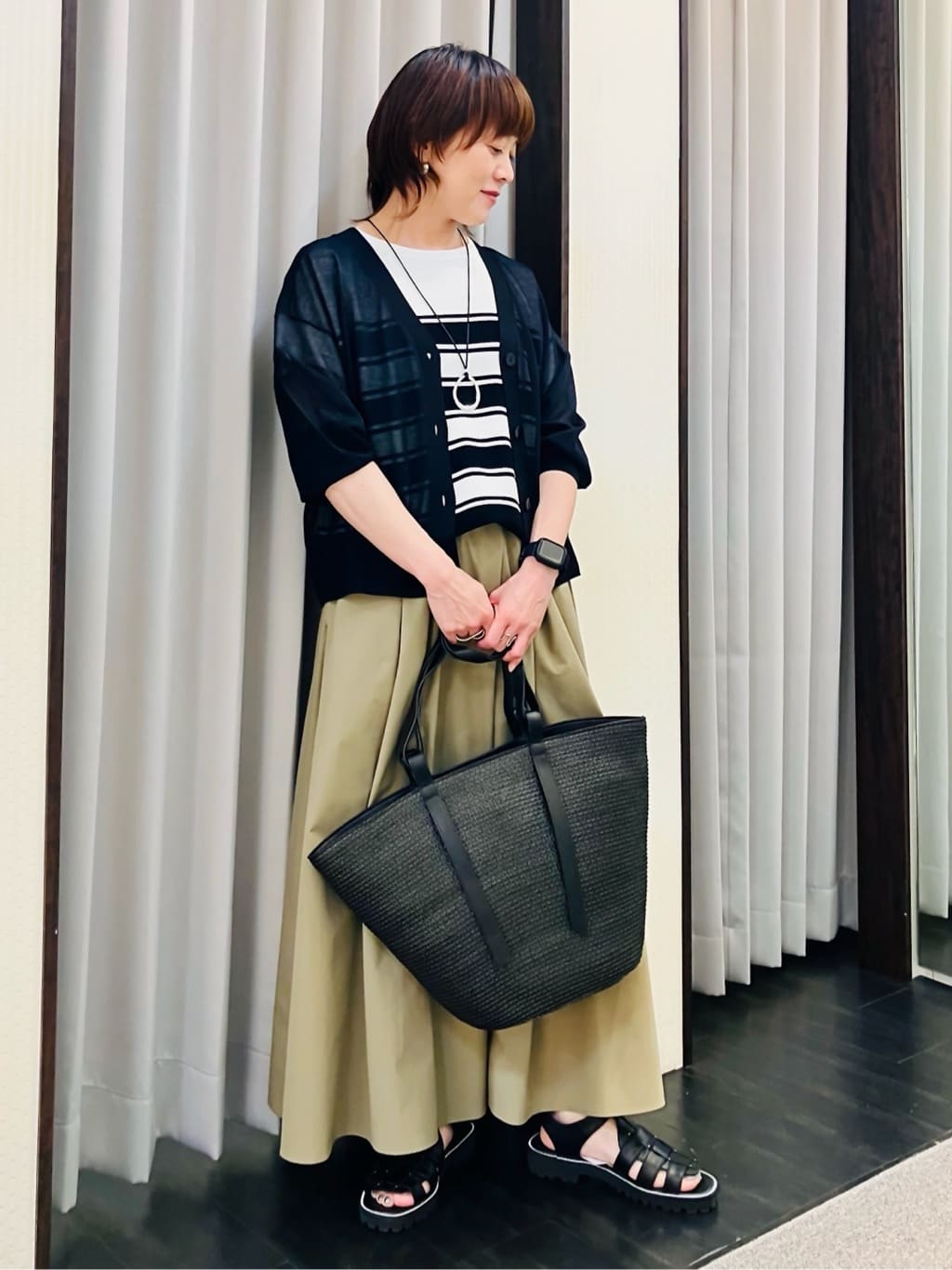 YUKIさんの「INDIVI｜」を使ったコーディネート
