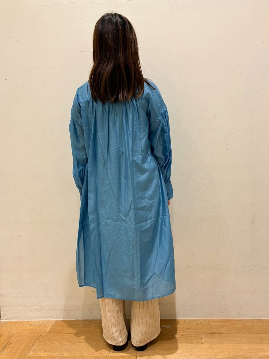 kurumiさんの「OPAQUE.CLIP｜◆シアーシャツワンピース【洗濯機洗い可】」を使ったコーディネート