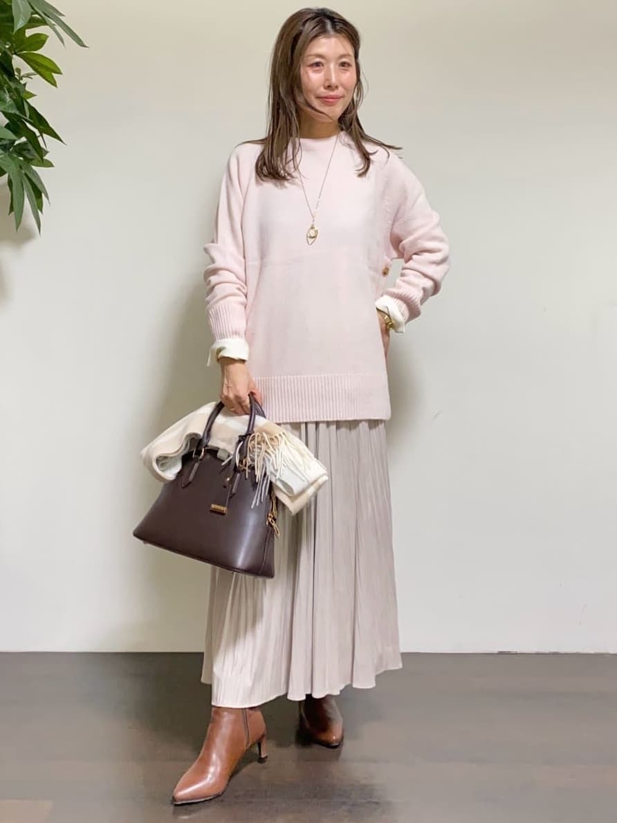 tomoさんの「UNTITLED｜【ミディ丈/軽やか】セミラグランリバー コート」を使ったコーディネート