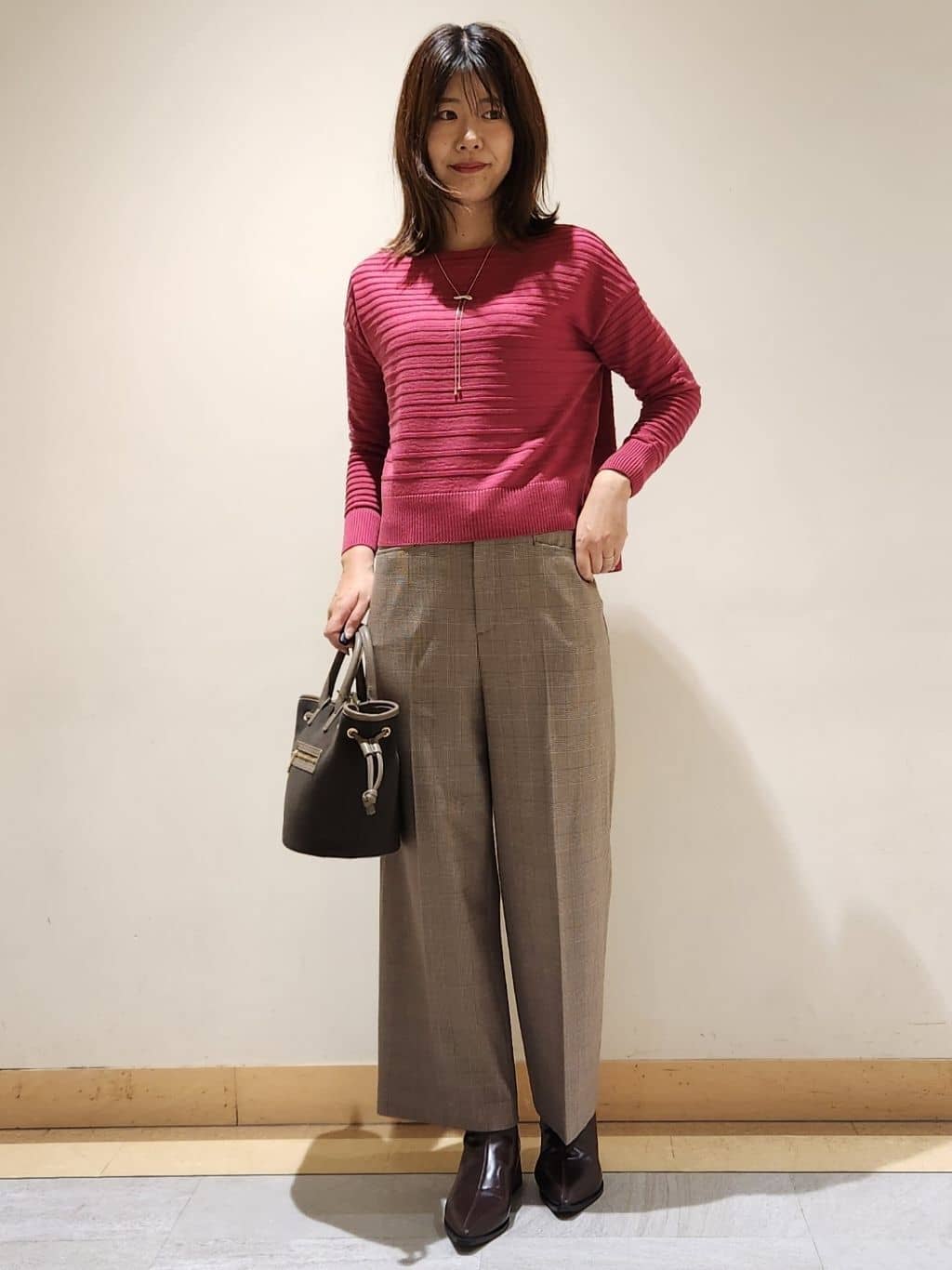 yukaさんの「COUP DE CHANCE｜【手洗い可】ストレートワイドパンツ」を使ったコーディネート