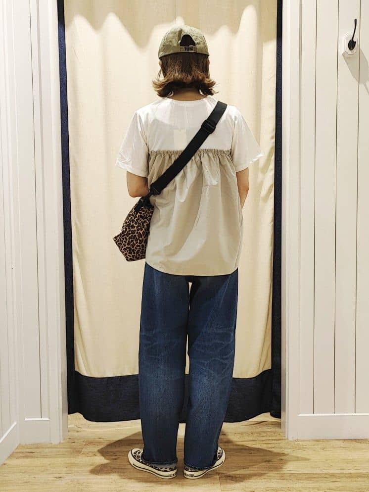 toyaさんの「Dessin｜【洗える】デニムカーブパンツ」を使ったコーディネート
