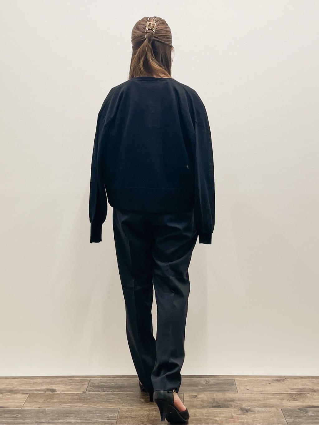 Asukaさんの「OPAQUE.CLIP｜《5色展開》コンパクトショートカーディガン【洗濯機洗い可】」を使ったコーディネート
