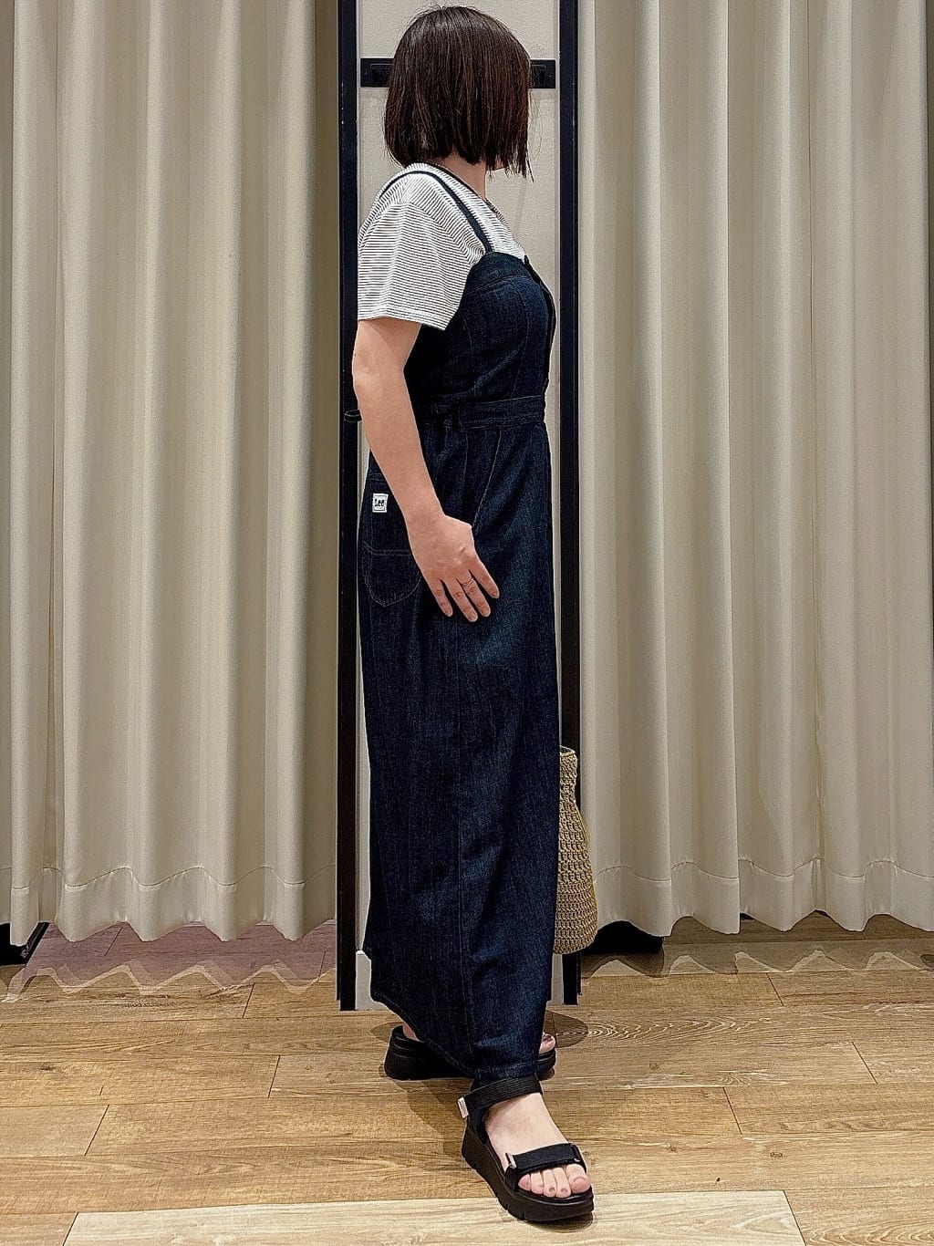 amamaさんの「grove｜【Lee&times;grove別注】HALF SLEEVE FLARE T-SHIRTS」を使ったコーディネート