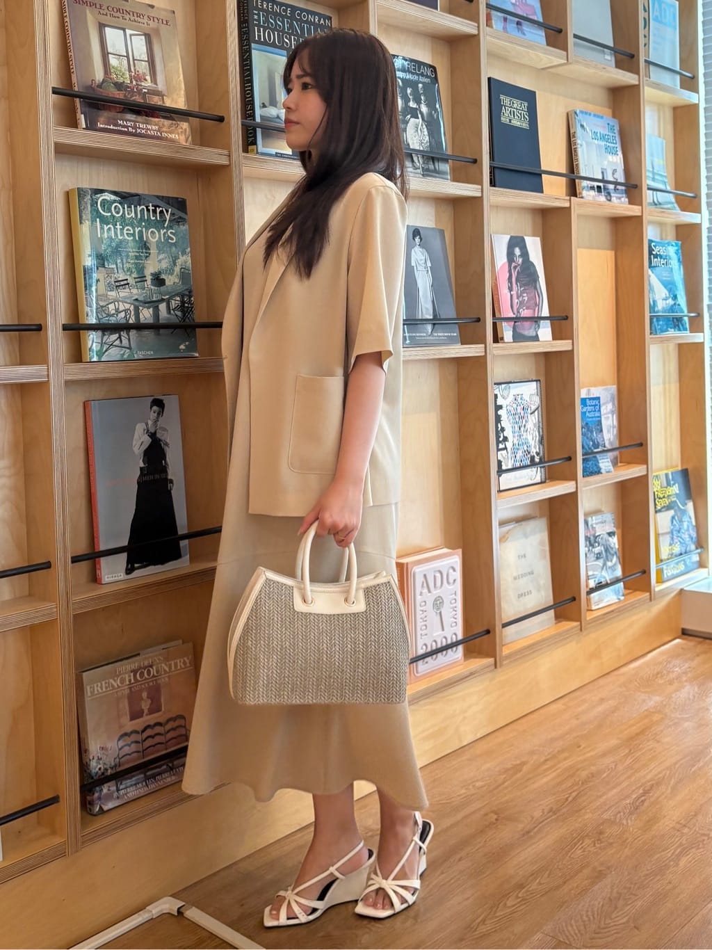 MISAKIさんの「COUP DE CHANCE｜【手洗い可／日本製】五分袖ジャケット」を使ったコーディネート