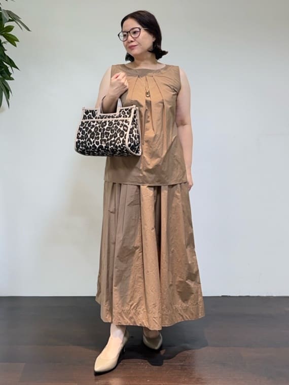 Asamiさんの「UNTITLED｜【アンサンブル可/薄手】ベーシッククルーネックカーディガン」を使ったコーディネート