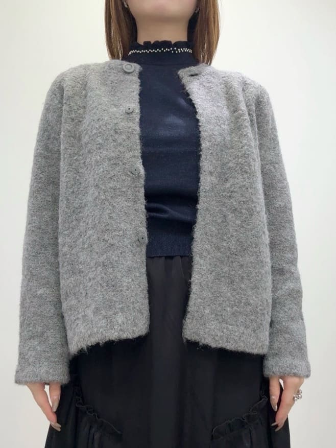 Suma Una本部スタッフさんの「SunaUna｜【SS～Lサイズ展開／6色展開】パール調ニット」を使ったコーディネート