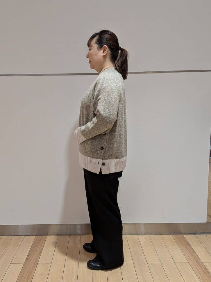 TAKAさんの「UNTITLED｜【重ね着もおすすめ/洗える】ウールカシミヤ クルーネックニット」を使ったコーディネート