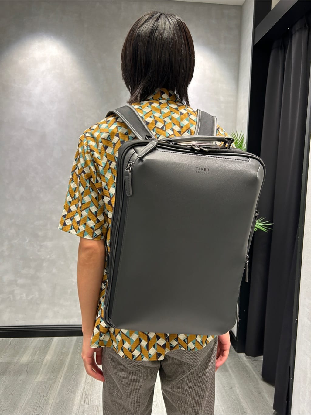ruiさんの「TAKEO KIKUCHI｜【COOL CITY WEAR】籠目アート柄 サッカーシャツ /通気性」を使ったコーディネート