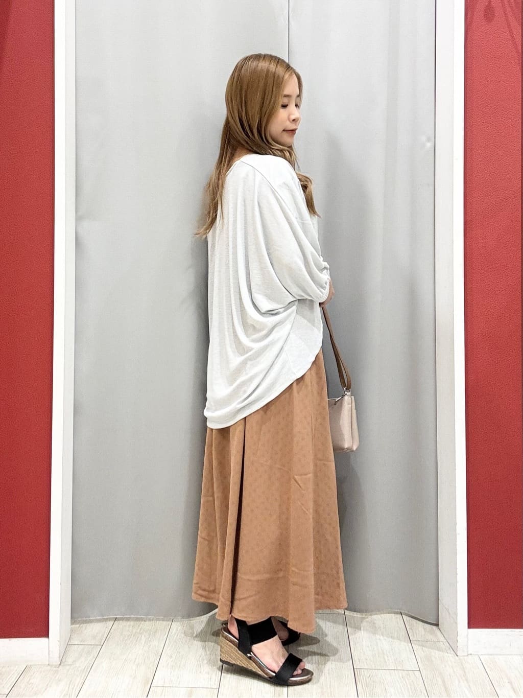 shioさんの「SHOO･LA･RUE｜【UV/さらさらタッチ】女性らしさ漂う 5分袖ボレロカーディガン」を使ったコーディネート