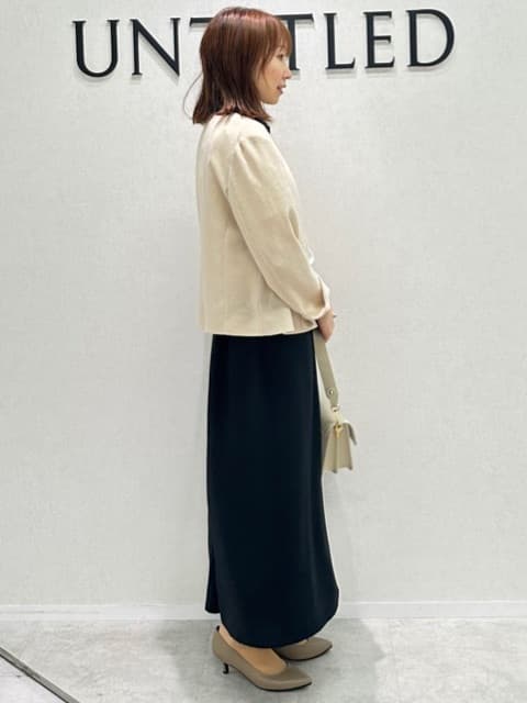 Miwaさんの「UNTITLED｜【トレンド/きれいめ】5分袖ポロニット」を使ったコーディネート