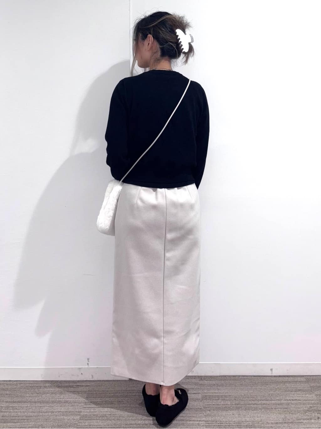 Ricoさんの「OPAQUE.CLIP｜【11色展開】フェイクファースクエアミニポシェット」を使ったコーディネート
