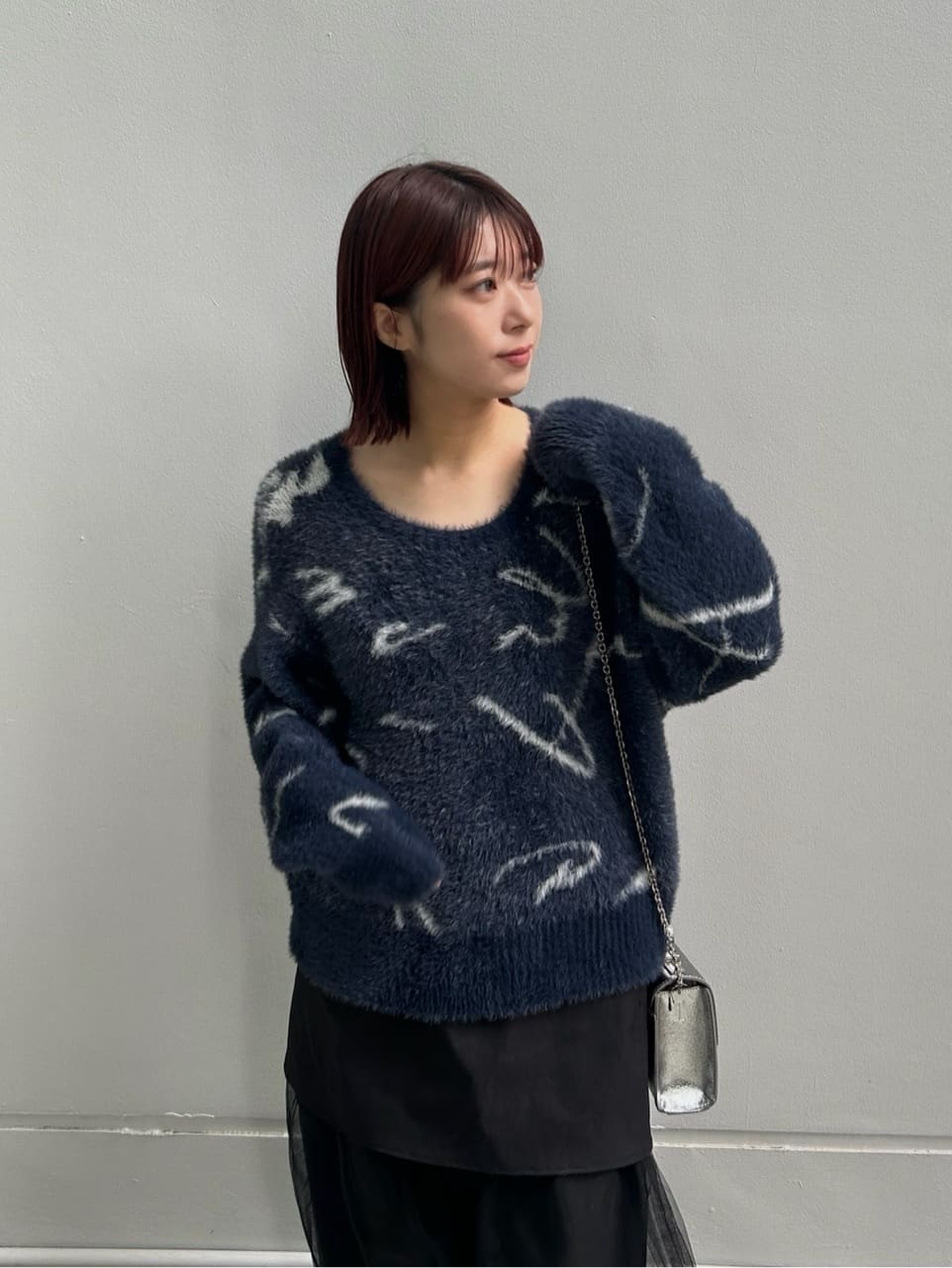 RINAさんの「OPAQUE.CLIP｜カシミヤブレンドウールミドルピーコート」を使ったコーディネート