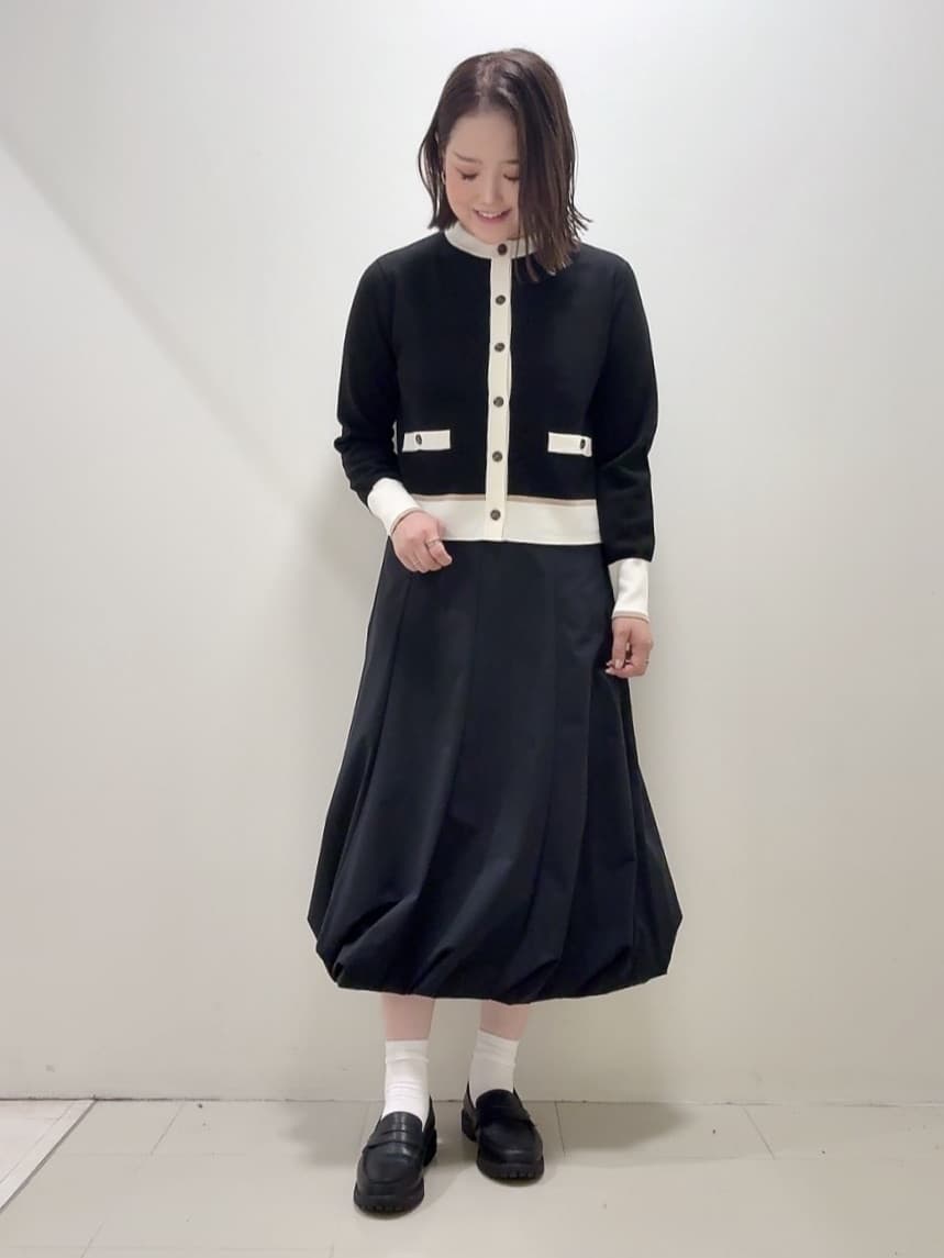 YUIさんの「UNTITLED｜【アンサンブル可/ジャケット風】ウールミラノリブカーディガン」を使ったコーディネート