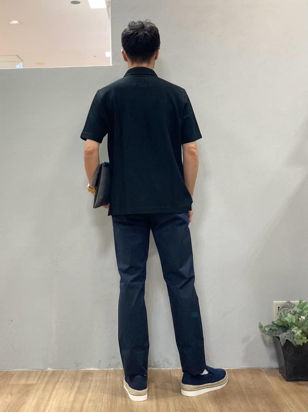 シュンさんの「TAKEO KIKUCHI｜【抗菌防臭／9色5サイズ展開】ハニカムメランジ ポロシャツ」を使ったコーディネート