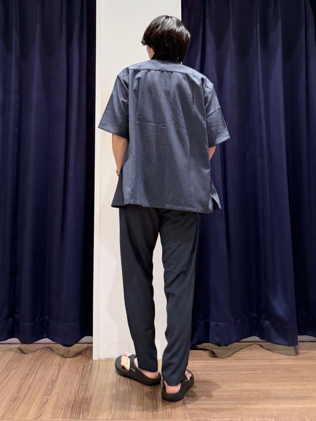 Tightさんの「THE SHOP TK｜パーフェクテックボーダー 半袖Tシャツ 吸水速乾／洗濯機OK」を使ったコーディネート