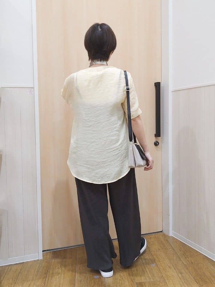 たぐちゃんさんの「SHOO･LA･RUE｜【S-LL/セットアップ可/ひんやり】女性らしさ溢れる ティアードキャミソール」を使ったコーディネート