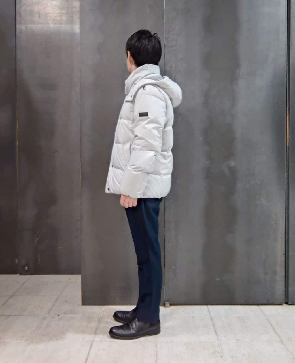 shiominさんの「TAKEO KIKUCHI｜【袖取り外し可】デタッチャブル ダウンブルゾン」を使ったコーディネート