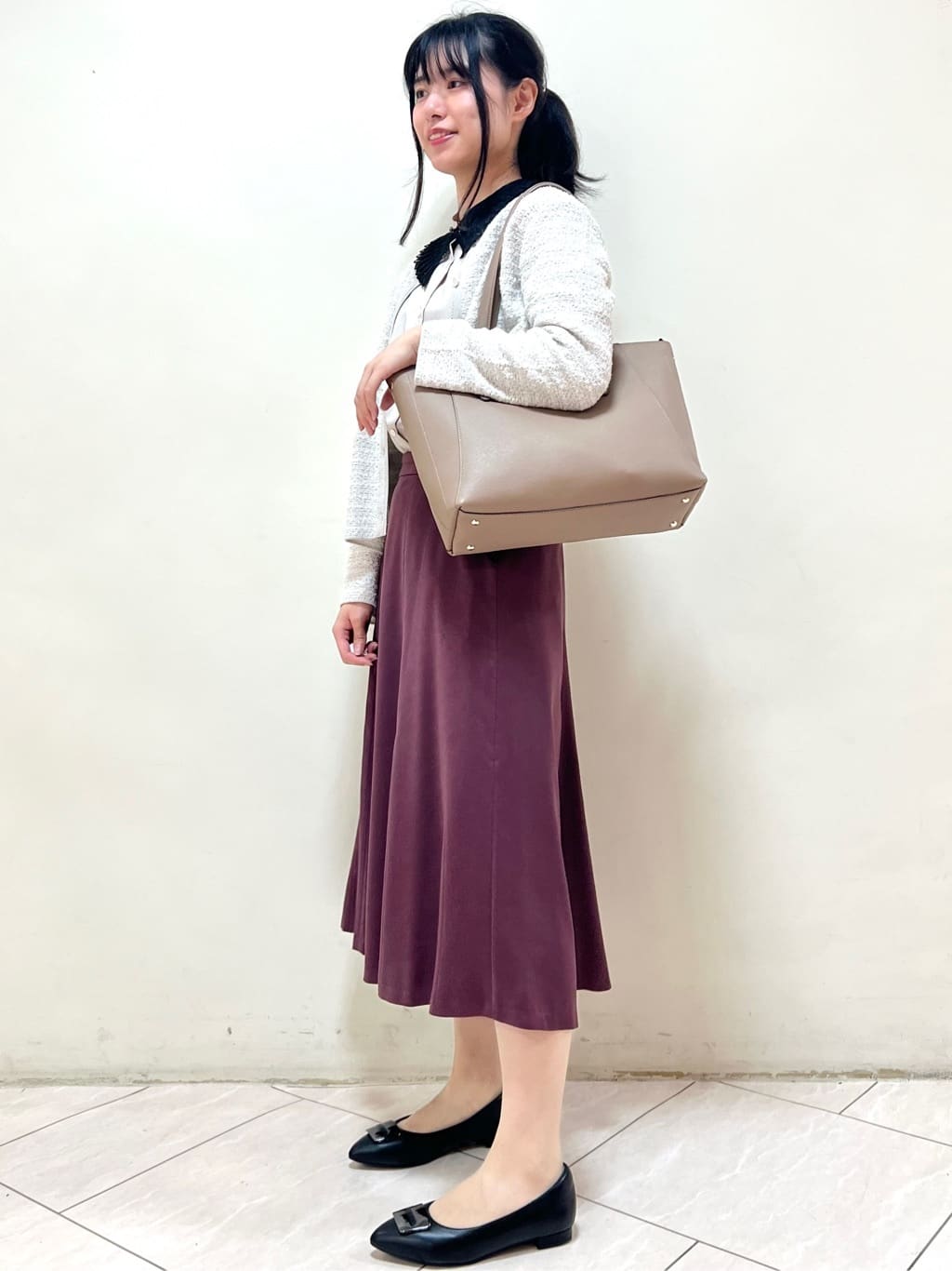 yanaさんの「Reflect｜【ライトアウター／ゆったりシルエット／気軽な羽織に◎】ドライタッチカーディガン」を使ったコーディネート