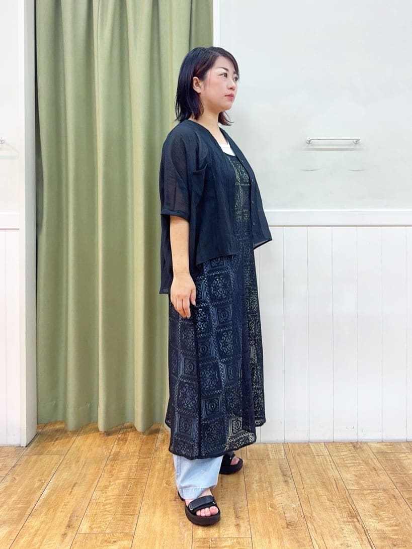 makiさんの「SHOO･LA･RUE｜【S-LL】レースキャミワンピース」を使ったコーディネート