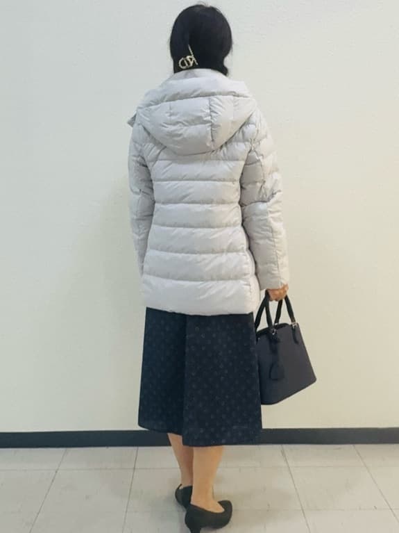 ⭐︎Eimi⭐︎さんの「Reflect｜【SS-4Lサイズ】フーデッドミドルダウンコート」を使ったコーディネート