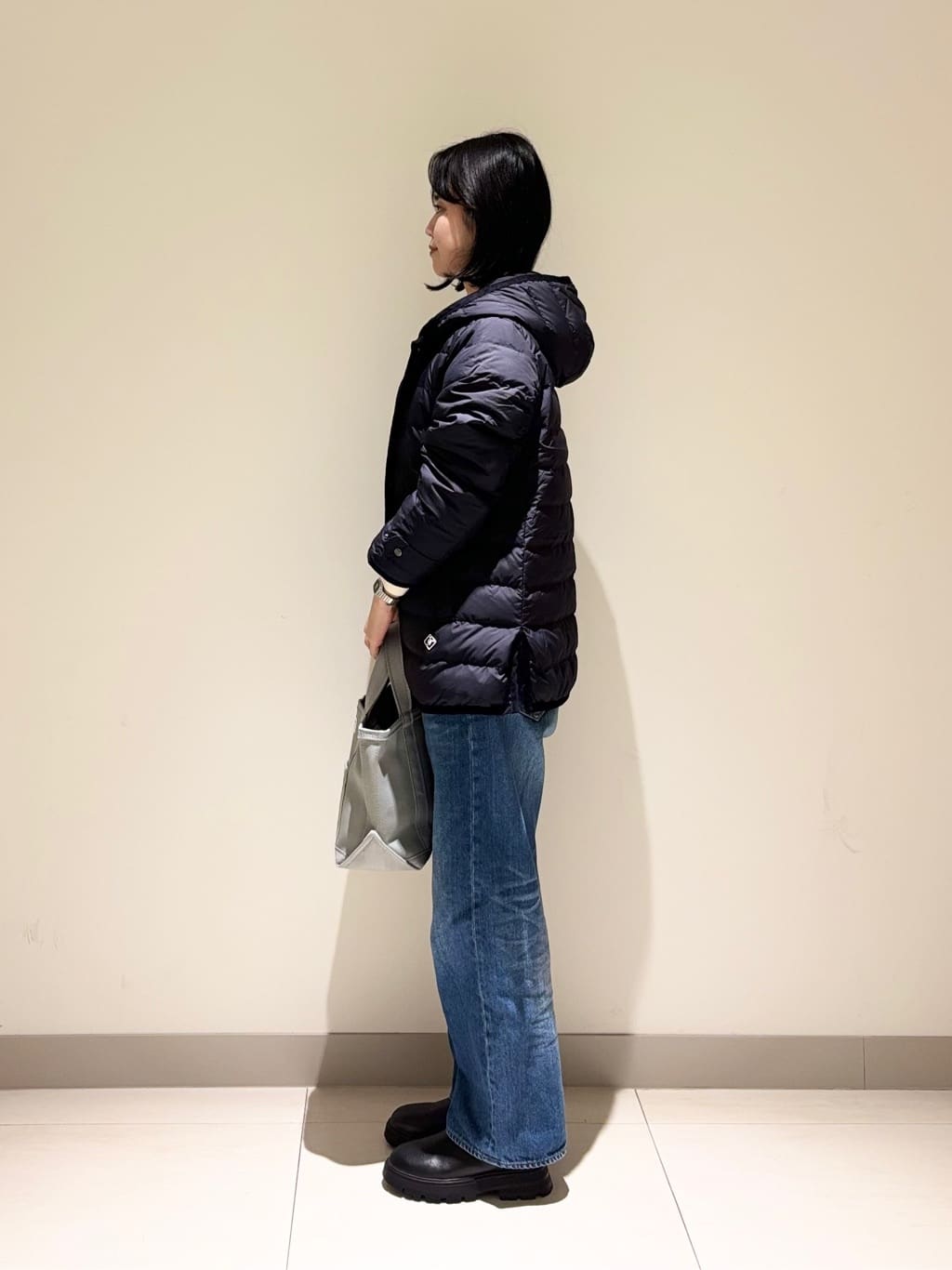 mayuさんの「Dessin｜【撥水・2WAY】ミュラーダウンコートミドル丈」を使ったコーディネート