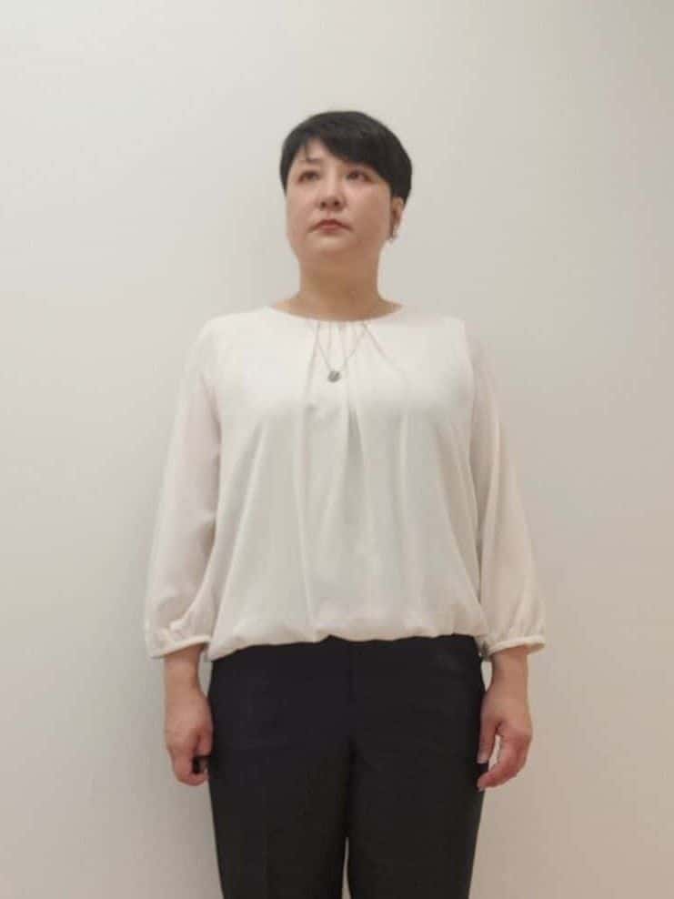 ますこさんの「UNTITLED｜【洗える/お仕事スーツ】ドライメランジ テーラードジャケット」を使ったコーディネート