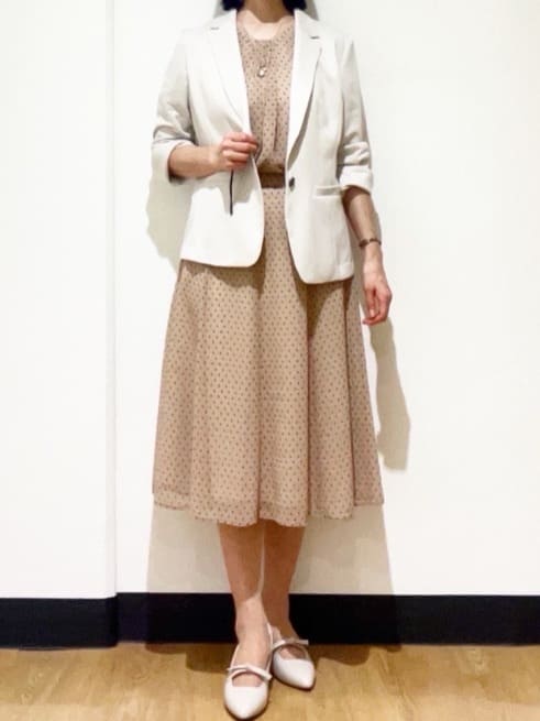フクさんの「Reflect｜【マシンウォッシュ可／セットアップ可】コツキ柄プリントブラウス」を使ったコーディネート
