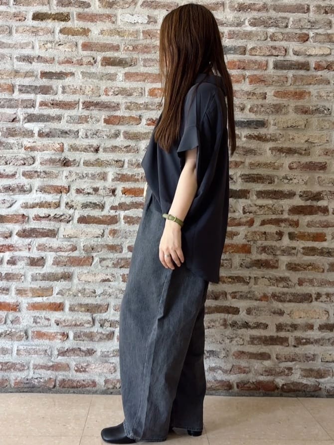 tokiさんの「THE SHOP TK｜【インしなくても決まる】スキッパーシャツ/接触冷感/防シワ/速乾」を使ったコーディネート