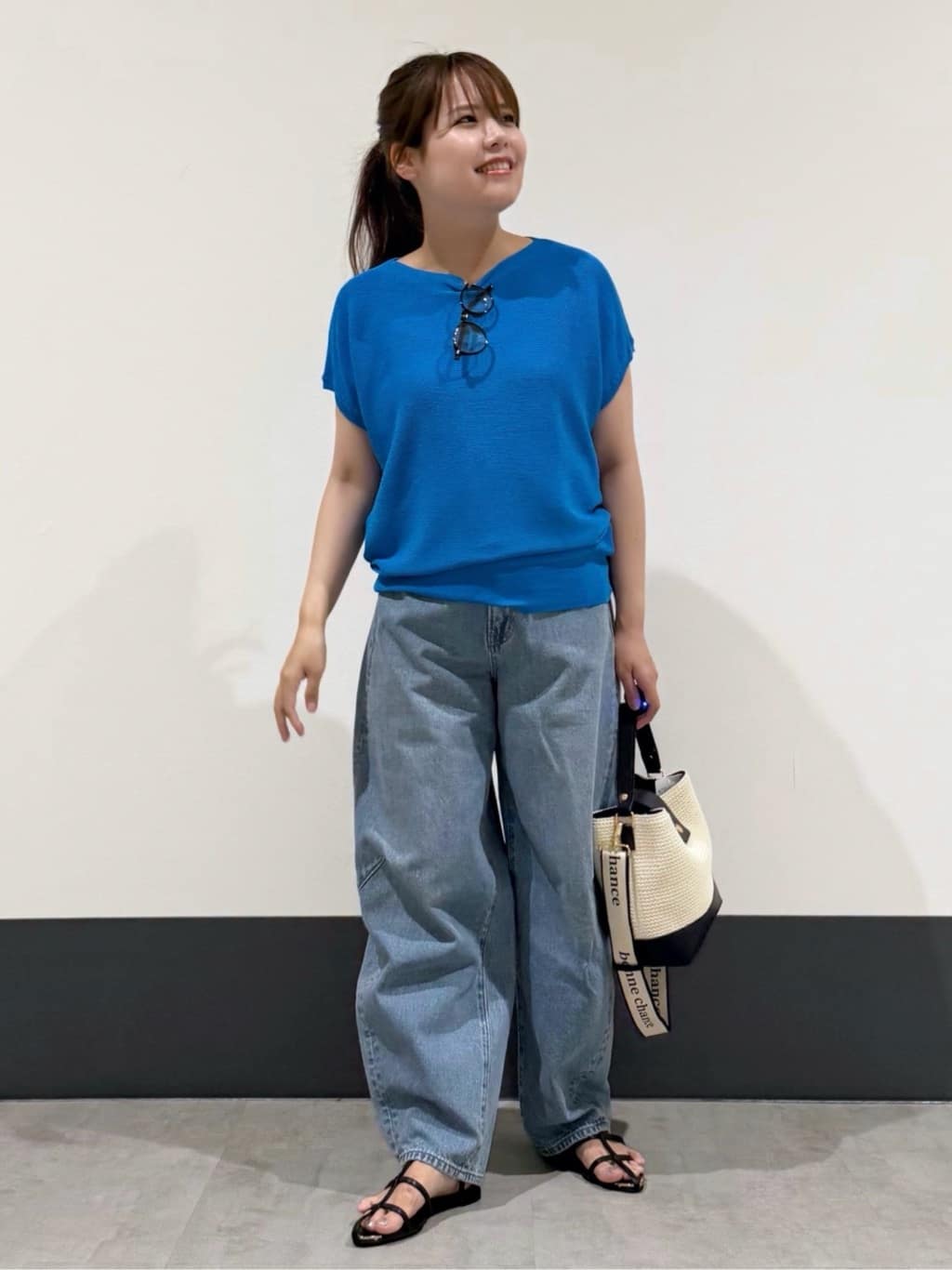 macchaさんの「THE SHOP TK｜【6色展開】さらさらフレンチニット【毛玉になりにくい/洗濯機OK】」を使ったコーディネート
