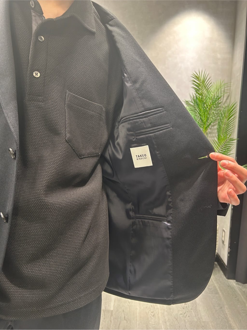 ruiさんの「TAKEO KIKUCHI｜【抗菌防臭／9色5サイズ展開】ハニカムメランジ ポロシャツ」を使ったコーディネート